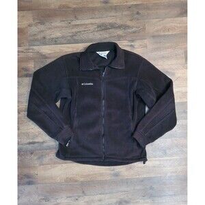 Columbia mens fleece core black jacket small
